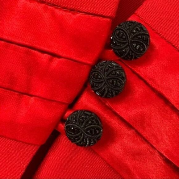 Vintage Joseph Ribkoff red fabric spring jacket US 8 - Picture 4 of 6